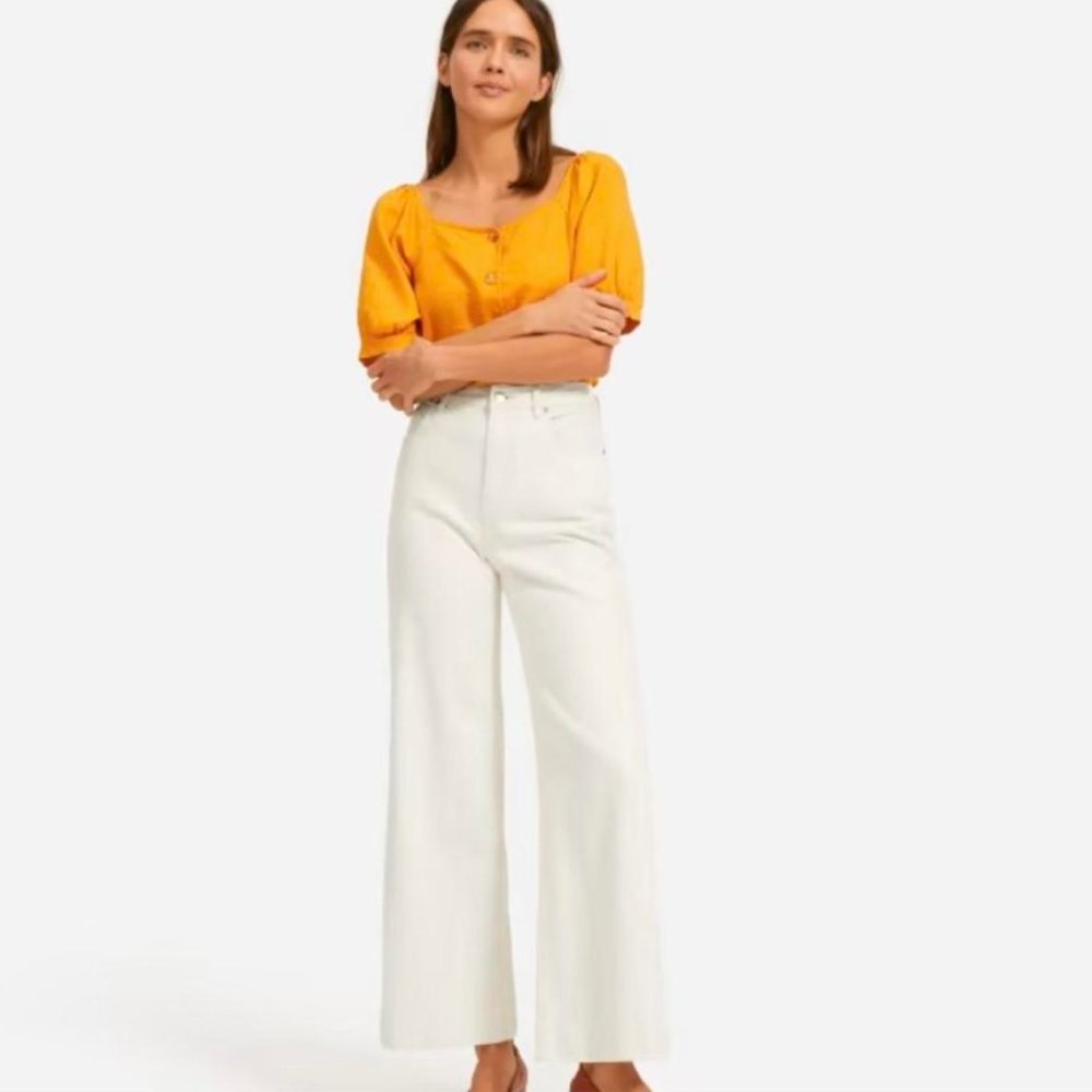 Everlane Summer Wide Leg Jean - fits like a size 8